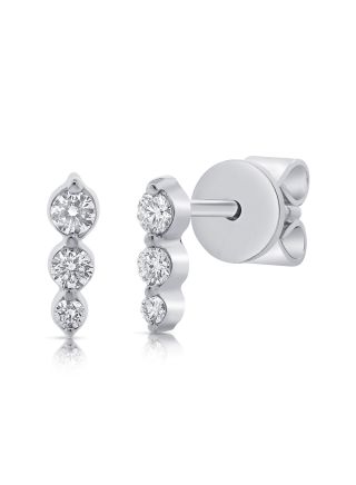 .11CT DIAMOND STUD EARRINGS