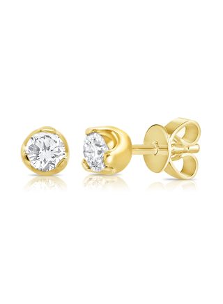 .21CT DIAMOND SOLITAIRE STUD EARRINGS