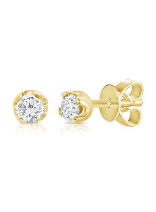.22CT DIAMOND SOLITAIRE STUD EARRINGS