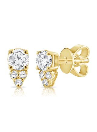 .43CT DIAMOND STUD EARRINGS