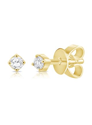 .06CT DIAMOND SOLITAIRE STUD EARRINGS