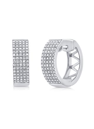 .30CT DIAMOND HUGGIE EARRINGS