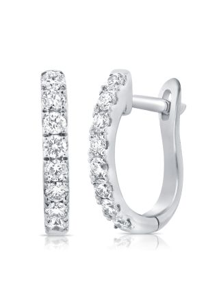 .40CT DIAMOND HUGGIE EARRINGS