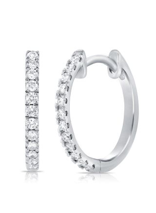 .24CT DIAMOND HUGGIE EARRINGS