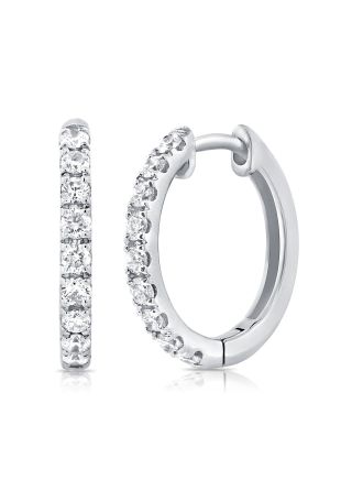 .44CT DIAMOND HUGGIE EARRINGS