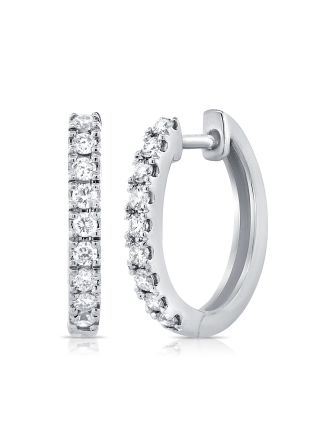 .21CT DIAMOND HUGGIE EARRINGS