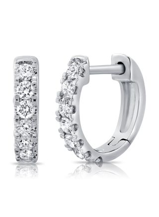 .31CT DIAMOND HUGGIE EARRINGS