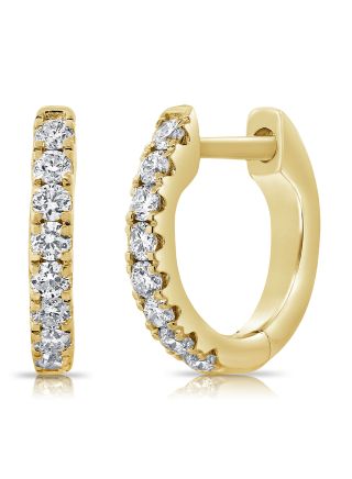 .21CT DIAMOND HUGGIE EARRINGS