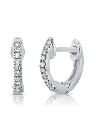 .05CT DIAMOND HUGGIE EARRINGS