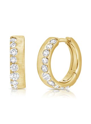 .51CT DIAMOND HUGGIE EARRINGS