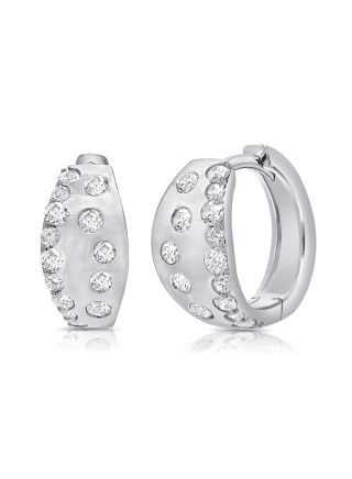 .55CT DIAMOND HUGGIE EARRINGS