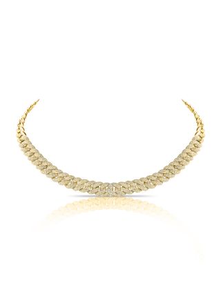 3.69CT DIAMOND LINK CHAIN NECKLACE