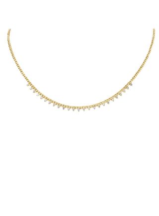 .94CT DIAMOND STATION NECKLACE