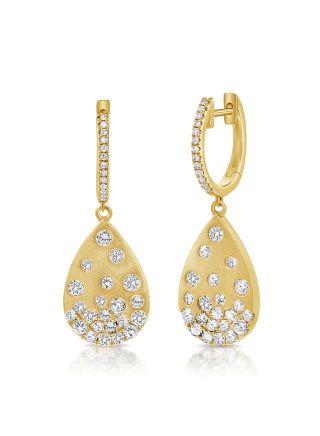 .87CT DIAMOND CONFETTI DROP EARRINGS