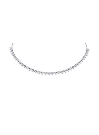 2.40CT BAGUETTES AND DIAMOND FASHION NECKLACE
