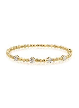 .64CT DIAMOND BALL BANGLE