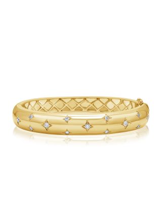 .64CT DIAMOND STARBURST BANGLE