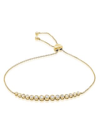 .57CT DIAMOND BEZEL BOLO BRACELET