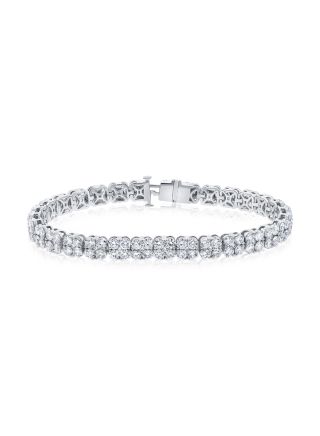 12.40CT DIAMOND TENNIS BRACELET